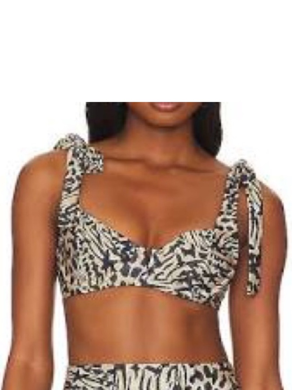 Beach Riot BLAIR Bikini Top in Amour Leopard Medium